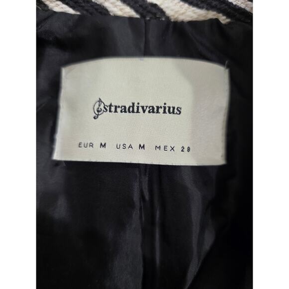 Vintage Stradivarius Zebra Print Jacket M Bold Animal Print 90s Style - Picture 9 of 9